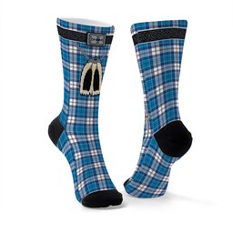 ScotsTee Shop Scottish Roberton Clan Highland Kilt Sporran Tartan Socks