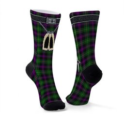 ScotsTee Shop Scottish Martin Hunting Clan Highland Kilt Sporran Tartan Socks