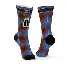 ScotsTee Shop Scottish Sideserf Clan Highland Kilt Sporran Tartan Socks
