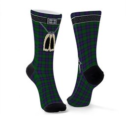ScotsTee Shop Scottish Shaw Clan Highland Kilt Sporran Tartan Socks