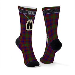 ScotsTee Shop Scottish MacTier of Durris Clan Highland Kilt Sporran Tartan Socks