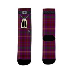 ScotsTee Shop Scottish McCall (Caithness) Clan Highland Kilt Sporran Tartan Socks