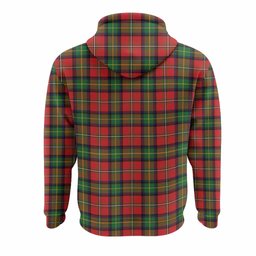 Boyd Tartan Crest Hoodie Ferocious Lion Style
