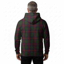 Cairns Tartan Crest Hoodie Ferocious Lion Style