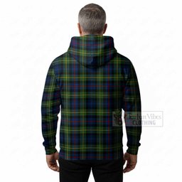 Baillie (Bailey) Tartan Crest Hoodie Ferocious Lion Style