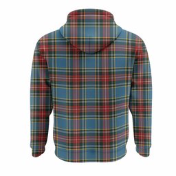 Beaton Tartan Crest Hoodie Ferocious Lion Style