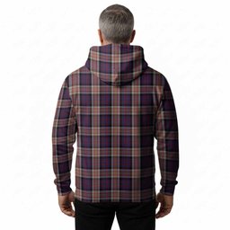 Carnegie Tartan Crest Hoodie Ferocious Lion Style
