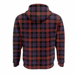 Brown (Broun) Tartan Crest Hoodie Ferocious Lion Style