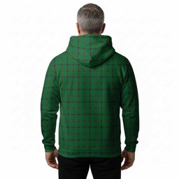 Don Tartan Crest Hoodie Ferocious Lion Style