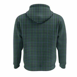 Arbuthnot Tartan Crest Hoodie Ferocious Lion Style