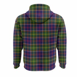 Arnott Tartan Crest Hoodie Ferocious Lion Style