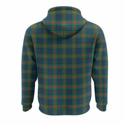 Aiton Tartan Crest Hoodie Ferocious Lion Style