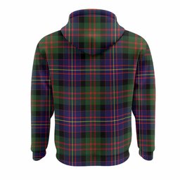 Chalmers Tartan Crest Hoodie Ferocious Lion Style