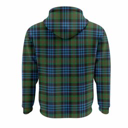 Newlands Tartan Crest Hoodie Ferocious Lion Style