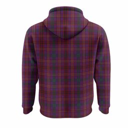 McCall (Caithness) Tartan Crest Hoodie Ferocious Lion Style
