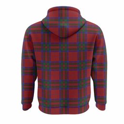 MacGillivray (McGillivray) Tartan Crest Hoodie Ferocious Lion Style