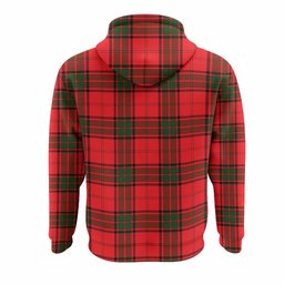 Maxtone Tartan Crest Hoodie Ferocious Lion Style
