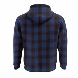 Home (Hume) Tartan Crest Hoodie Ferocious Lion Style