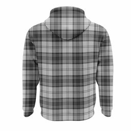 Glen Tartan Crest Hoodie Ferocious Lion Style