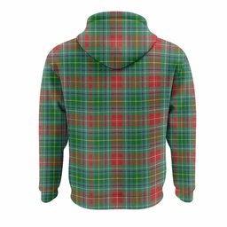 Muirhead Tartan Crest Hoodie Ferocious Lion Style
