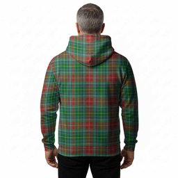 Muirhead Tartan Crest Hoodie Ferocious Lion Style