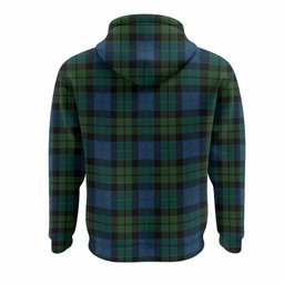 MacKie (McKie) Tartan Crest Hoodie Ferocious Lion Style