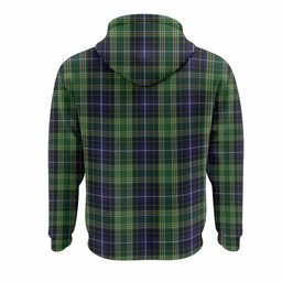 McKellar Tartan Crest Hoodie Ferocious Lion Style