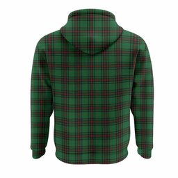 Lundin Tartan Crest Hoodie Ferocious Lion Style
