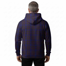 Elliot Tartan Crest Hoodie Ferocious Lion Style