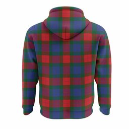 Mar Tartan Crest Hoodie Ferocious Lion Style