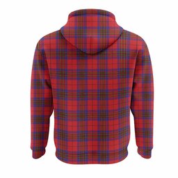 Leslie Tartan Crest Hoodie Ferocious Lion Style