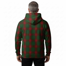 Middleton Tartan Crest Hoodie Ferocious Lion Style