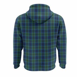 Keith Tartan Crest Hoodie Ferocious Lion Style