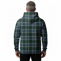 MacNeil (McNeil) Tartan Crest Hoodie Ferocious Lion Style