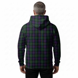 MacCallum (McCallum) Tartan Crest Hoodie Ferocious Lion Style