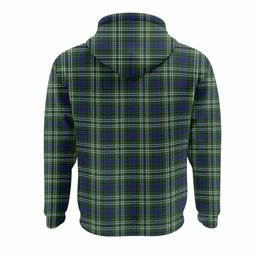 Mow Tartan Crest Hoodie Ferocious Lion Style