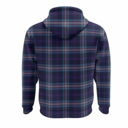 Nevoy Tartan Crest Hoodie Ferocious Lion Style