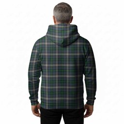MacDowall (McDowall) Tartan Crest Hoodie Ferocious Lion Style