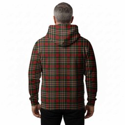 MacGill (MakGill) Tartan Crest Hoodie Ferocious Lion Style