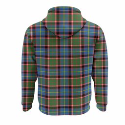 Glass Tartan Crest Hoodie Ferocious Lion Style