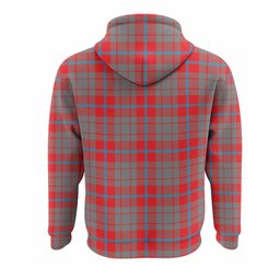 Moubray Tartan Crest Hoodie Ferocious Lion Style