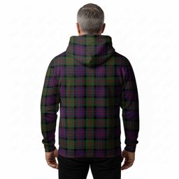 MacDonald (McDonald) Tartan Crest Hoodie Ferocious Lion Style