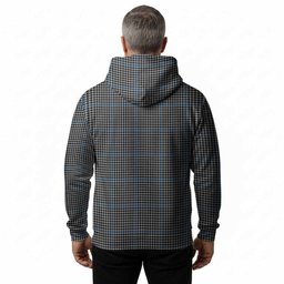 Gladstone (Gladstanes) Tartan Crest Hoodie Ferocious Lion Style