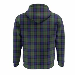 MacLaren (McLaren) Tartan Crest Hoodie Ferocious Lion Style