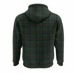 MacAlpine (MacAlpin) Tartan Crest Hoodie Ferocious Lion Style