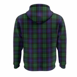 Mitchell Tartan Crest Hoodie Ferocious Lion Style