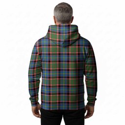 Norvel Tartan Crest Hoodie Ferocious Lion Style