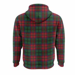 MacCulloch (McCulloch) Tartan Crest Hoodie Ferocious Lion Style