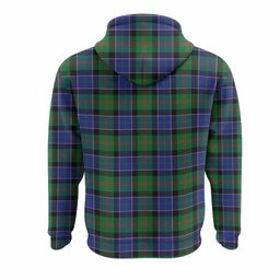 Paterson Tartan Crest Hoodie Ferocious Lion Style