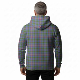 Ralston Tartan Crest Hoodie Ferocious Lion Style